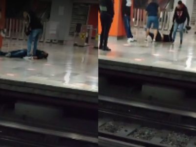 VIDEO: Estos son amigos de verdad llevando a su amigo ebrio en Metro de la CDMX