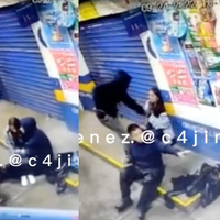 VIDEO Novios sufren asalto mientras platicaban en la banqueta, en Tlalpan
