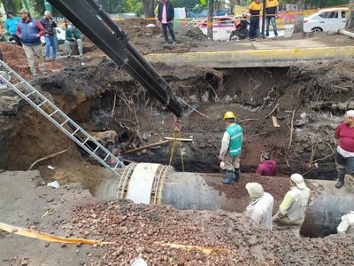 Tras mega fuga regresa el agua en estas 32 colonias de Iztapalapa