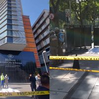 SUICIDO Hombre se avienta del Hotel Hilton en la Alameda Central