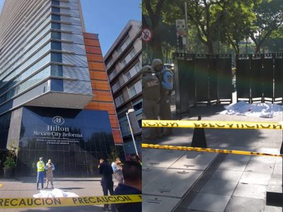 SUICIDO Hombre se avienta del Hotel Hilton en la Alameda Central