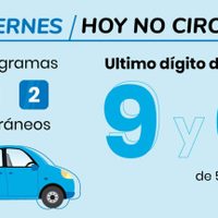 HOY NO CIRCULA: Estos autos descansan hoy viernes 17 de julio