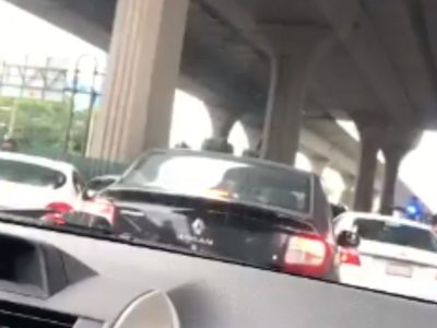 Así se quejaron por el retén que hizo la Marina en Periférico de CDMX