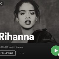 Rihanna, la primera mujer en romper importante RÉCORD en Spotify
