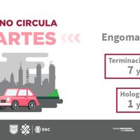 Evítate las grúas y evita salir con este Hoy No Circula de este Martes 12 de julio