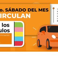 Esta 4to sábado de octubre no circulan estas placas