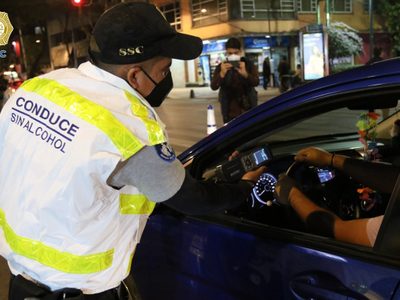 ¡Ya bájale! Inicia Alcoholímetro durante Fiestas Patrias en la CDMX