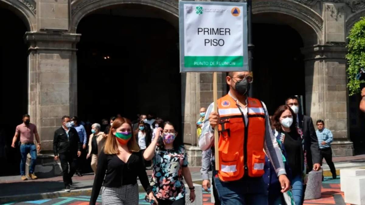 SUSPENDIDO Ya no habrá Primer Simulacro Nacional de 2022 en la CDMX. Foto: Especial