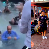 VIDEO Por qué estuvo Felipe Calderón en la celebración de Checo Pérez en Mónaco
