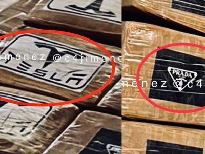 Cocaína confiscada salió de Colombia a Tepito con sellos de Tesla y Prada