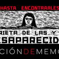 Feministas toman Glorieta de La Palma en memoria de los Desaparecidos