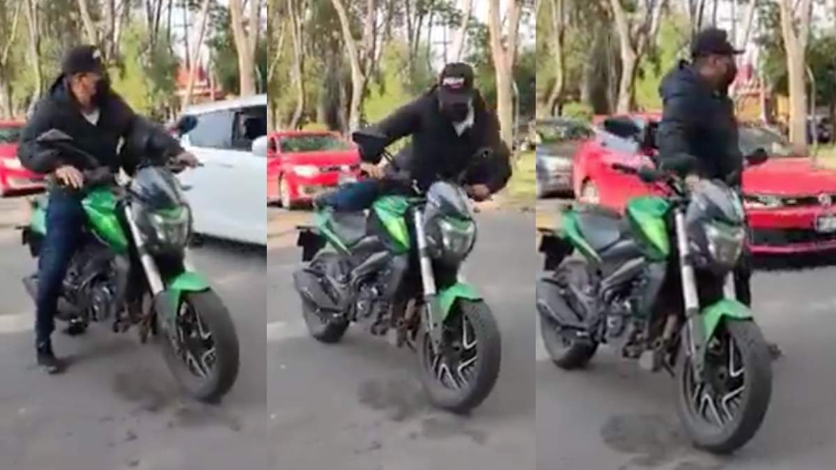 VIDEO Hombre valiente frustra robo de motocicleta en Coapa Coyoacán. Foto: Raúl Gutiérrez