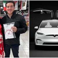 Este fue el regalo de Samuel García a su esposa Mariana Rodríguez: UN TESLA
