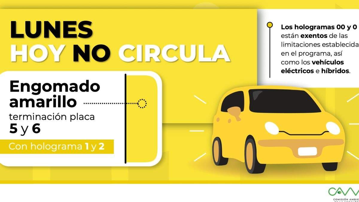 Mira estas placas prohibidas este lunes 19 de diciembre