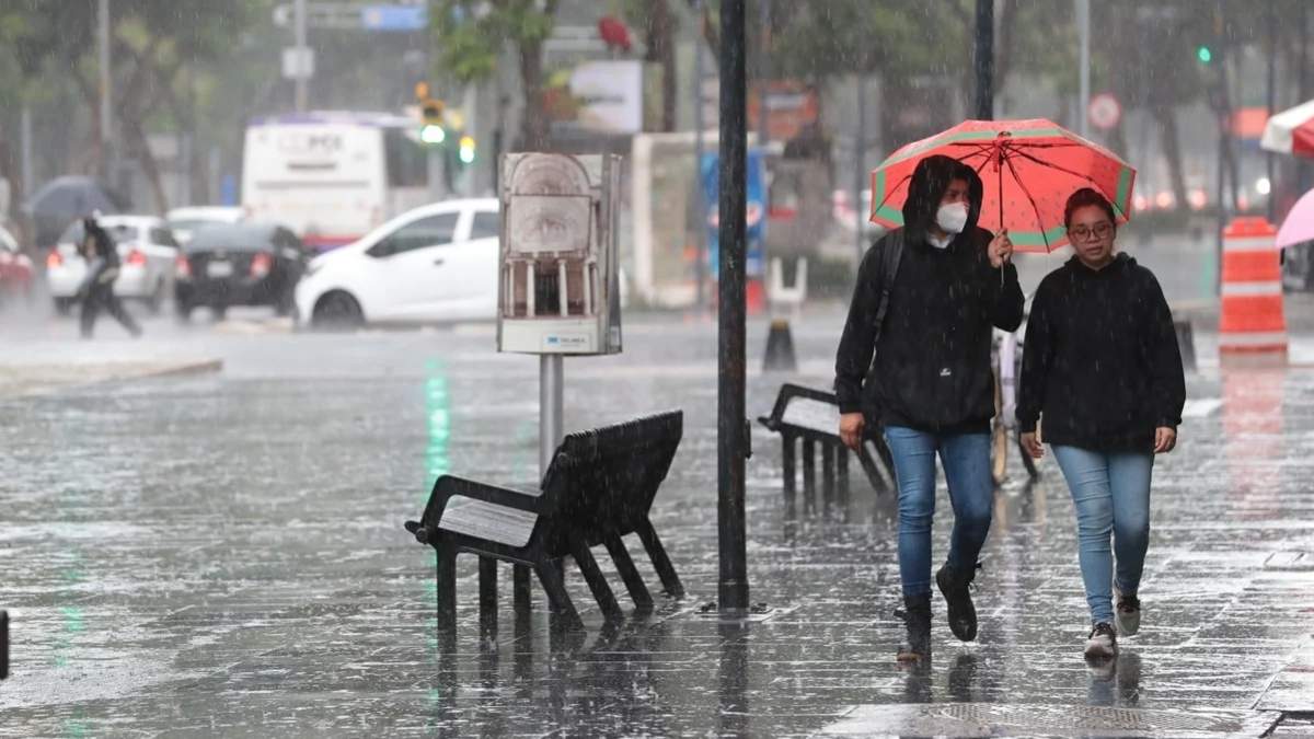 Activan Alerta por Viento y Lluvia Fuerte en 8 alcaldías de la CDMX. Foto: Especial