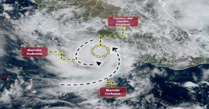 Este lunes 9 de octubre el centro de la tormenta tropical Max tocó tierra en Petatlán, Guerrero
