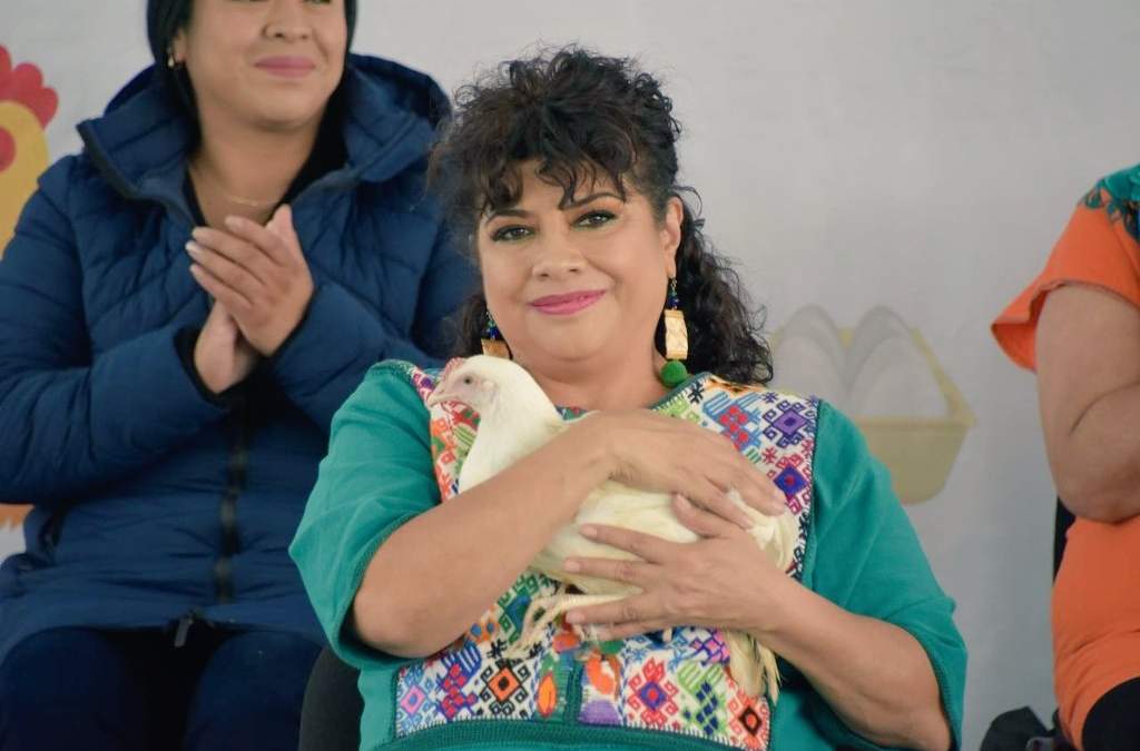 Iztapalapa regala 2 mil gallinas a familias para cosechar huevos en casa. Foto: Clara Brugada