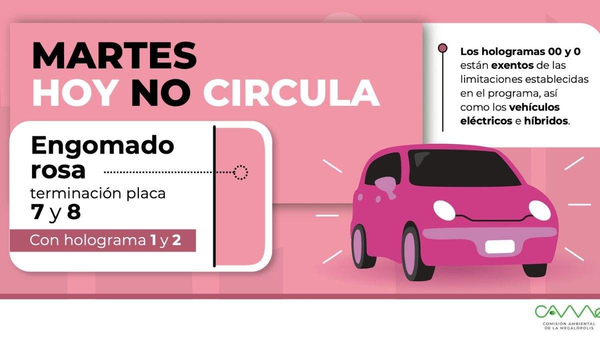 Estos autos deben respetar el Hoy No Circula o habrá Grúa este martes 18 de octubre