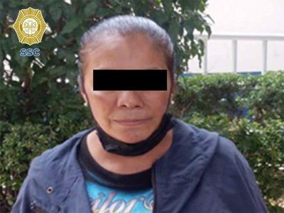 Por robo detienen a mujer que ha estado en prisión 20 veces en CDMX
