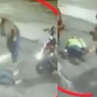 VIDEO Mujer golpeada en la calle por su esposo se niega a denunciar