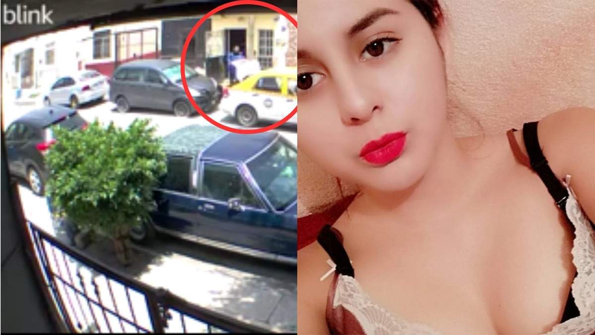 Los videos muestran gente metiendo algo envuelto en tela o bolsa azul a un taxi