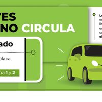 Estas placas circulan este jueves 24 de noviembre