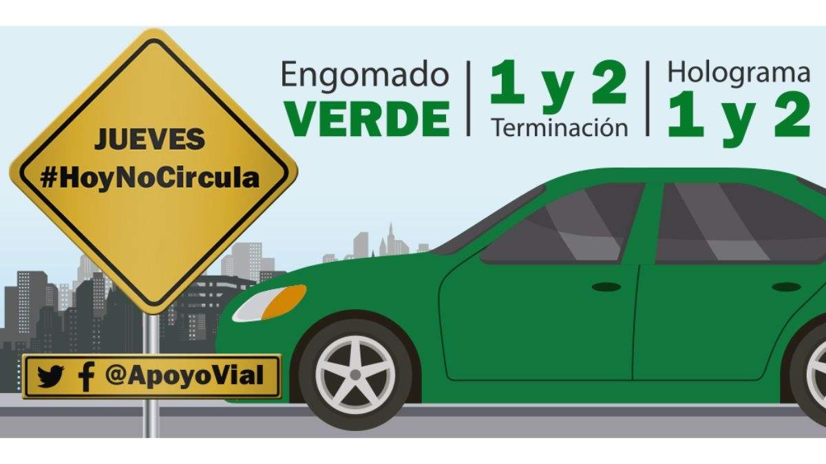 Recuerda quedarte en casa este jueves si tienes estas placas en este Hoy no circula