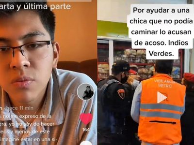 VIDEO Policías agreden a joven por ayudar a mujer en Metro Indios Verdes