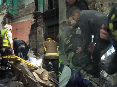 Por estructura colapsada hay un herido en CDMX