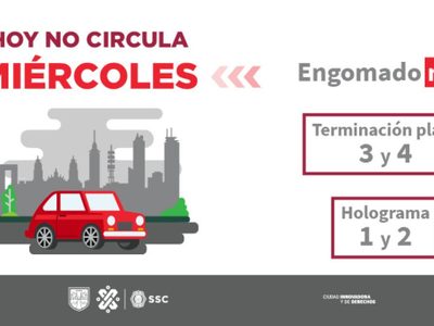 Estos autos deben respetar el Hoy No Circula de este miércoles de octubre