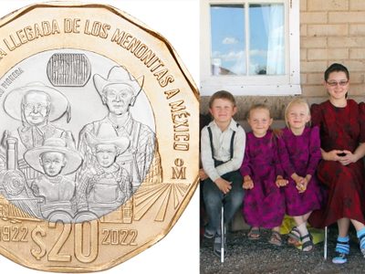Sacan Moneda de 20 pesos por los 100 años de Menonitas en México