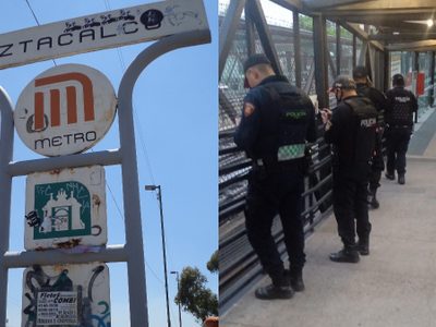 SUICIDIO Hombre de lanza a las vías en la estación Iztacalco del Metro CDMX