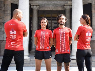 FOTOS Revelan playera y medalla del Maratón CDMX 2022