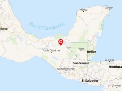 Sismo este 19 de septiembre en Palenque, Chiapas registra movimiento telúrico