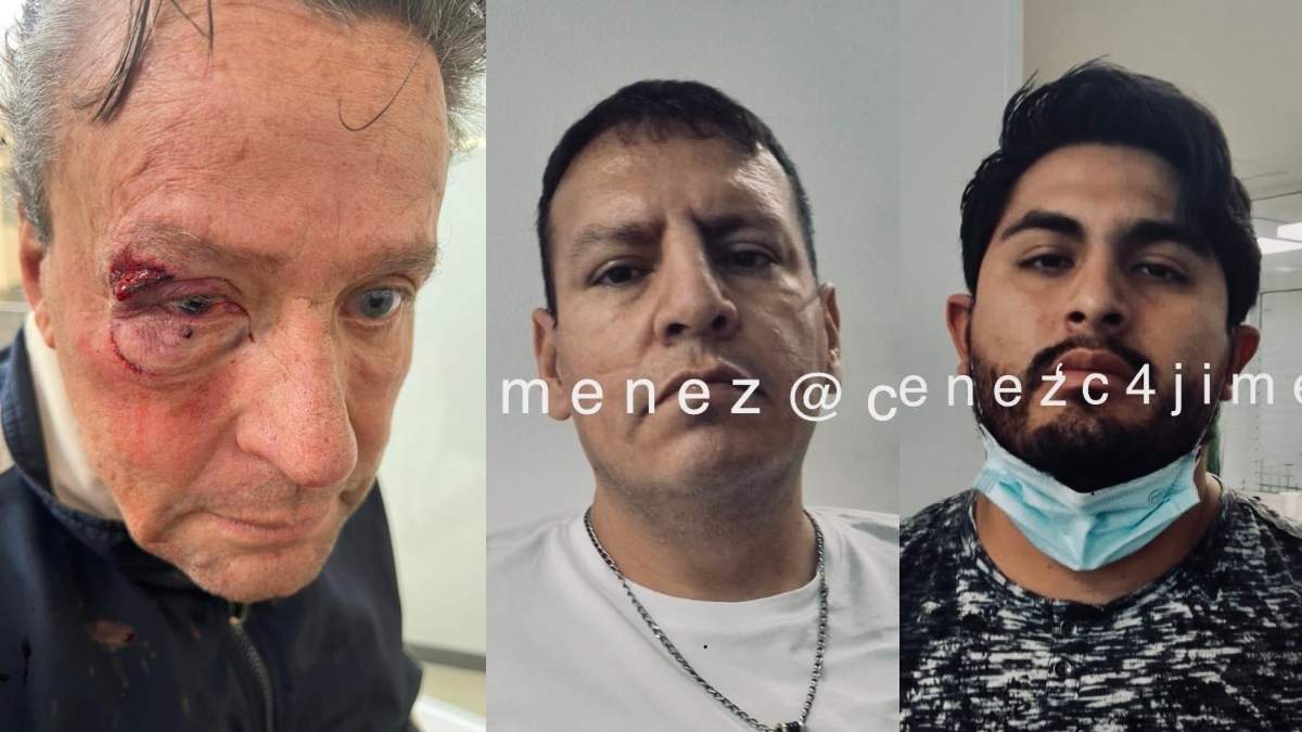 Dan golpiza a Alfredo Adame afuera de su casa por grabar balacera en Tlalpan. Foto: Carlos Jiménez (@c4jimenez)