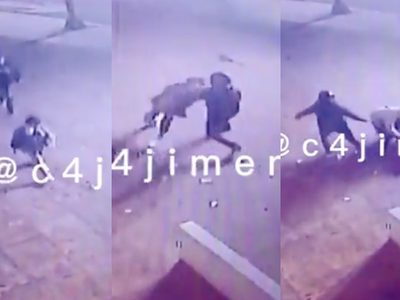 VIDEO Hombres golpean y asaltan a mujer en la Miguel Hidalgo