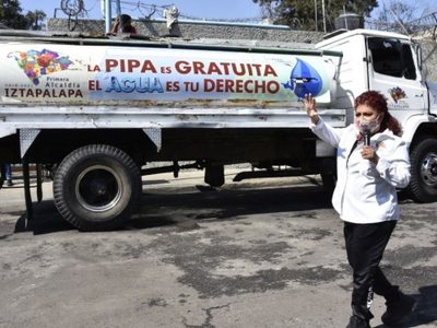 Cómo pedir una Pipa de Agua GRATIS en Iztapalapa
