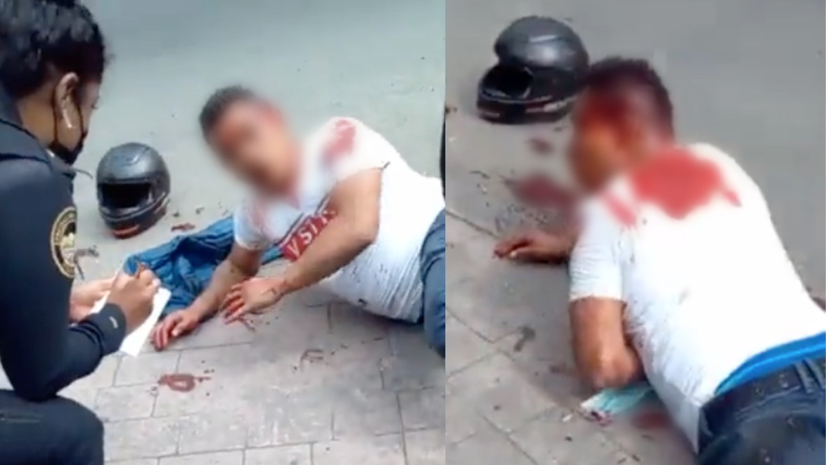VIDEO Asaltante es baleado por robar 50 mil pesos en Miguel Hidalgo. Foto: Carlos Jiménez (@c4jimenez)
