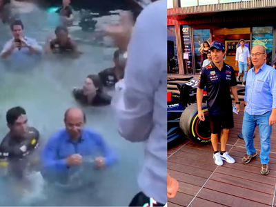 VIDEO Por qué estuvo Felipe Calderón en la celebración de Checo Pérez en Mónaco