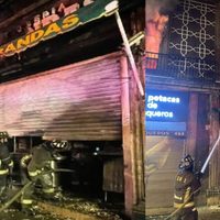 VIDEO Incendio consume icónica Taquería Arandas del Centro Histórico CDMX