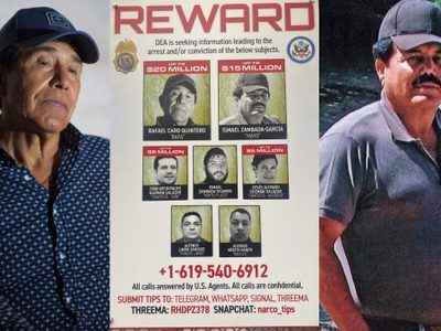 La DEA lanza recompensa millonaria por Caro Quintero, Zambada y Chapitos