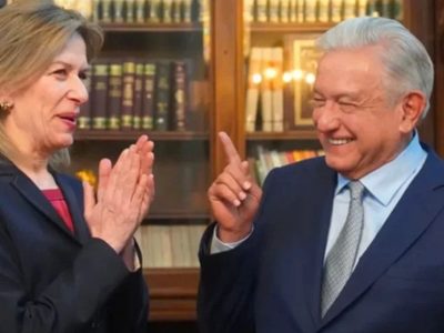 AMLO recibe a Elizabeth Sherwood-Randall, asesora de Biden en seguridad