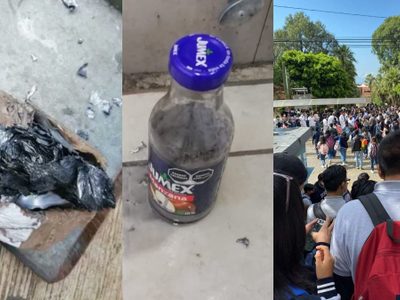 Explotan 2 bombas caseras Molotov en la Universidad de Morelos