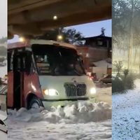 VIDEOS ¡Parece Narnia! Granizo cubrió el sur de la CDMX
