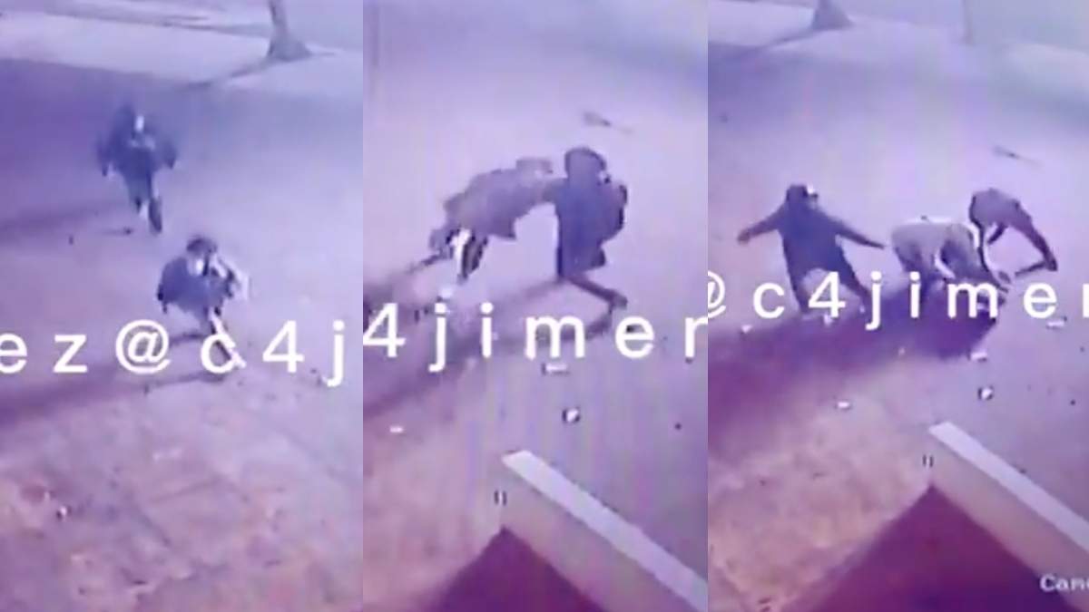 VIDEO Hombres golpean y asaltan a mujer en la Miguel Hidalgo. Foto: Carlos Jiménez