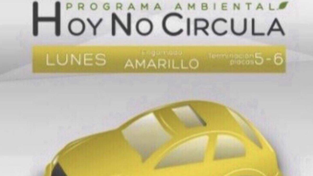 Estas son las placas que no pueden circular este inicio de semana