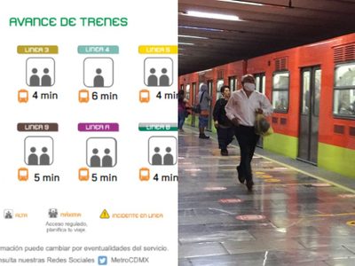 Evítate una tardanza, estas son las líneas del Metro con retrasos