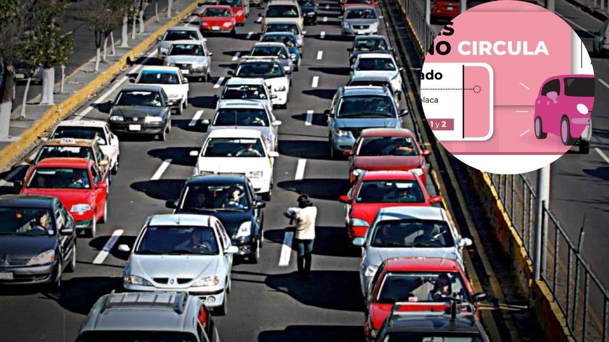 Este primer martes de mes estos son los engomados que no pueden circular