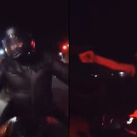 VIDEO Asaltantes disparan a motociclista pero logra escapar en Cuautitlán
