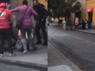 Por robo lesionaron a 3 en Centro Histórico de CDMX